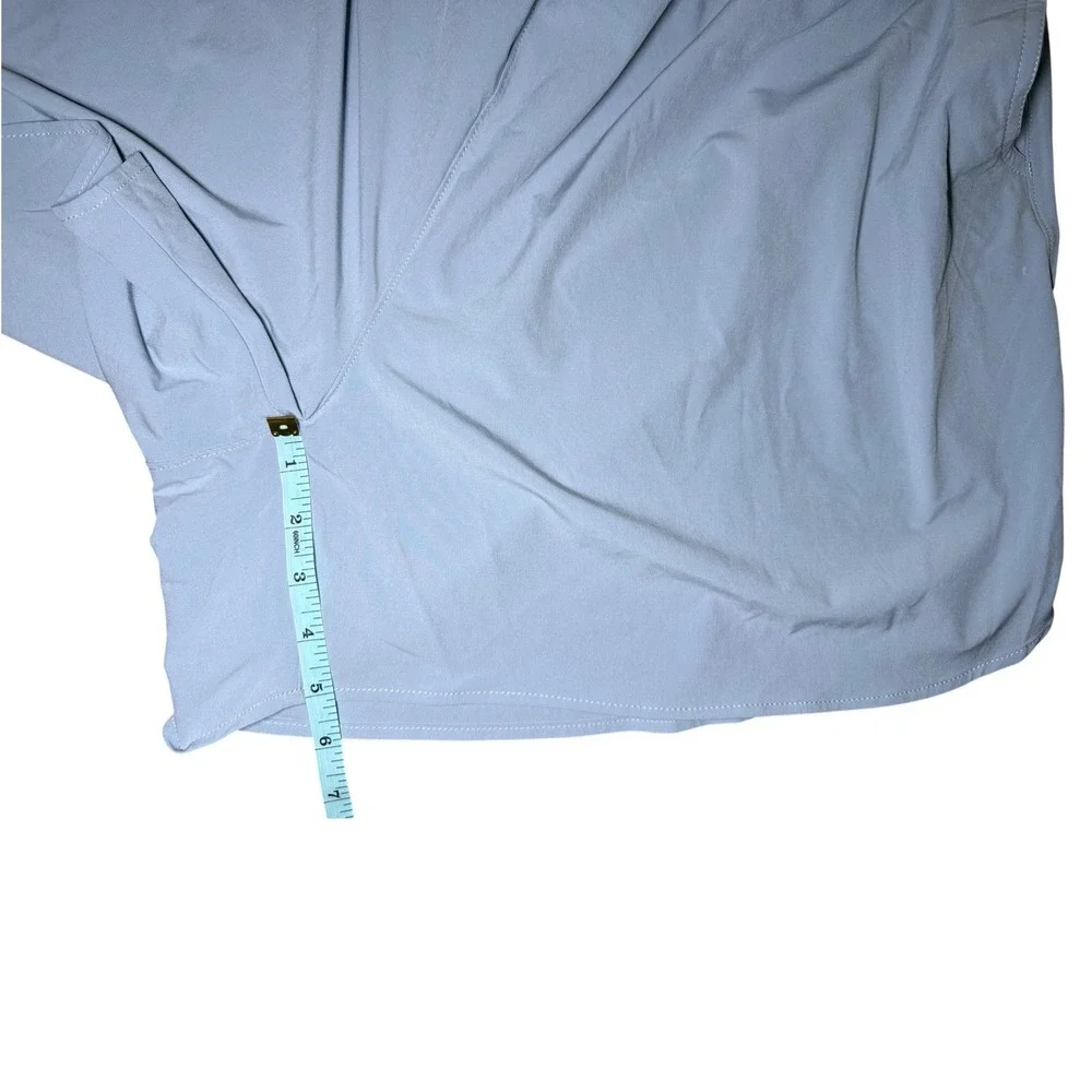 Eddie Bauer Departure Shorts Women Size 3X Blue Smoke Stretch NWT - Picture 8 of 8